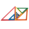 Tickit Wooden Rainbow Architect Triangles - Set of 7 73418